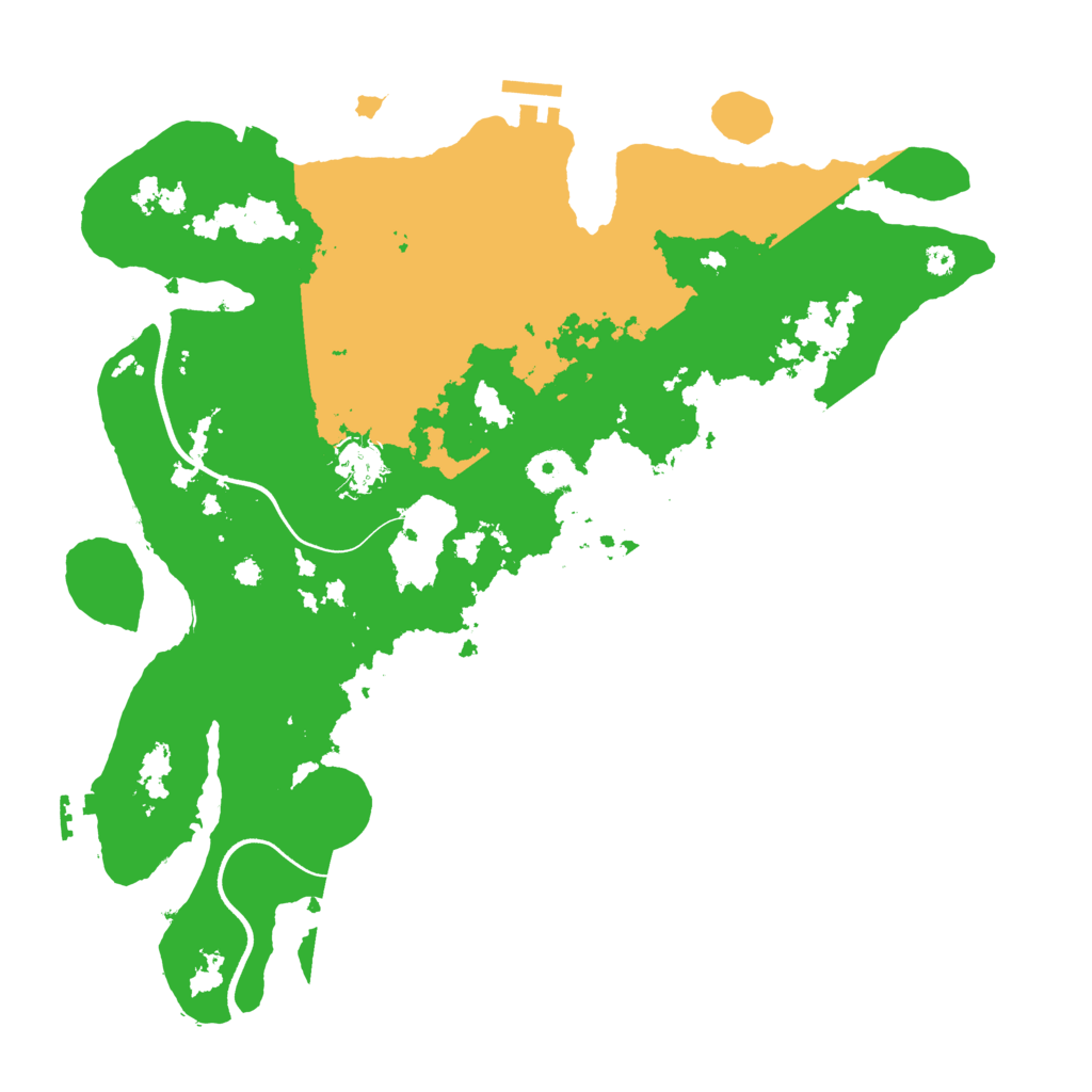 Biome Rust Map: Procedural Map, Size: 3700, Seed: 2044866897