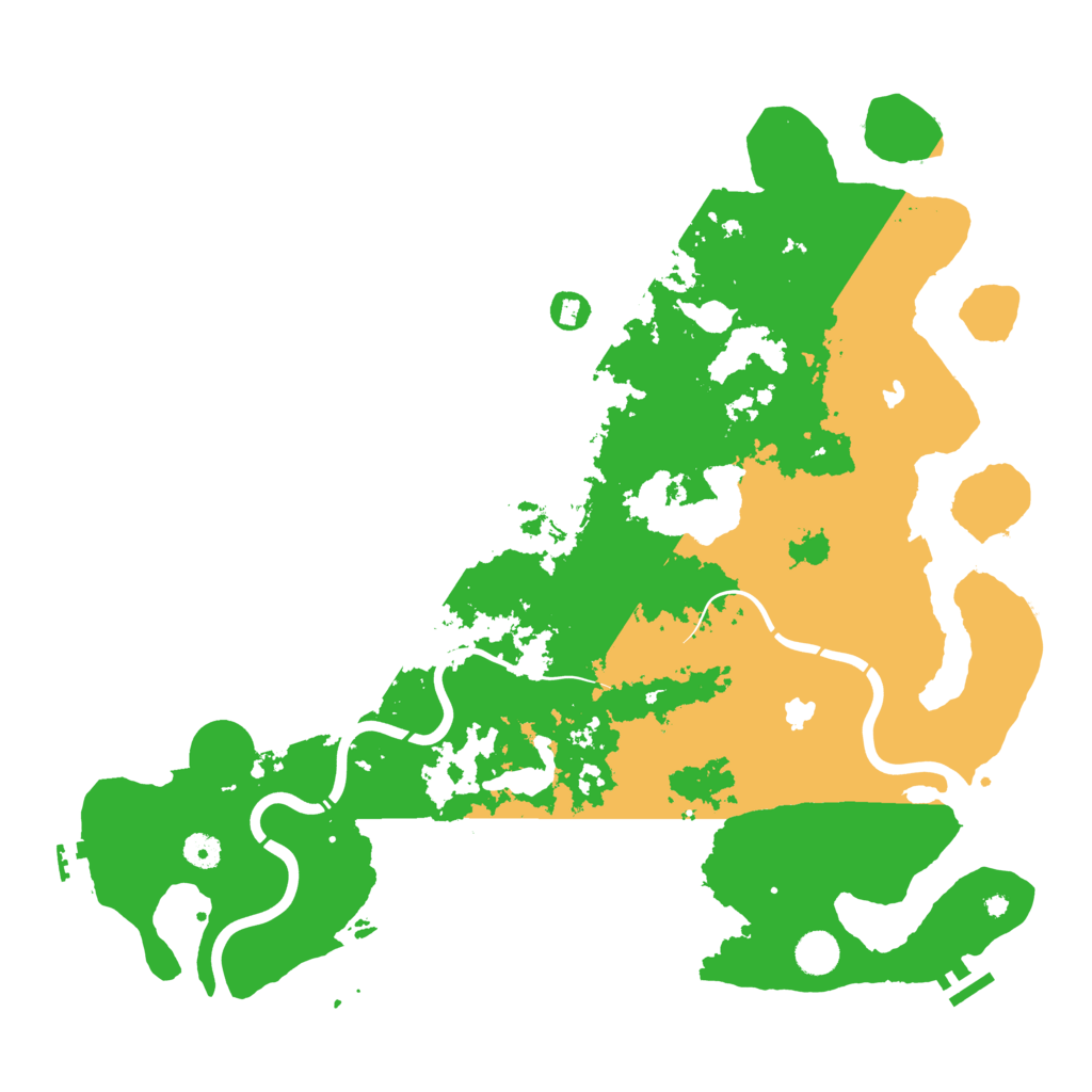 Biome Rust Map: Procedural Map, Size: 4500, Seed: 381591792