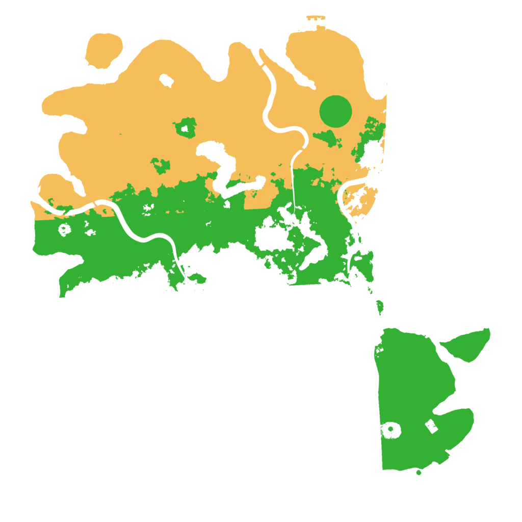 Biome Rust Map: Procedural Map, Size: 4250, Seed: 945224