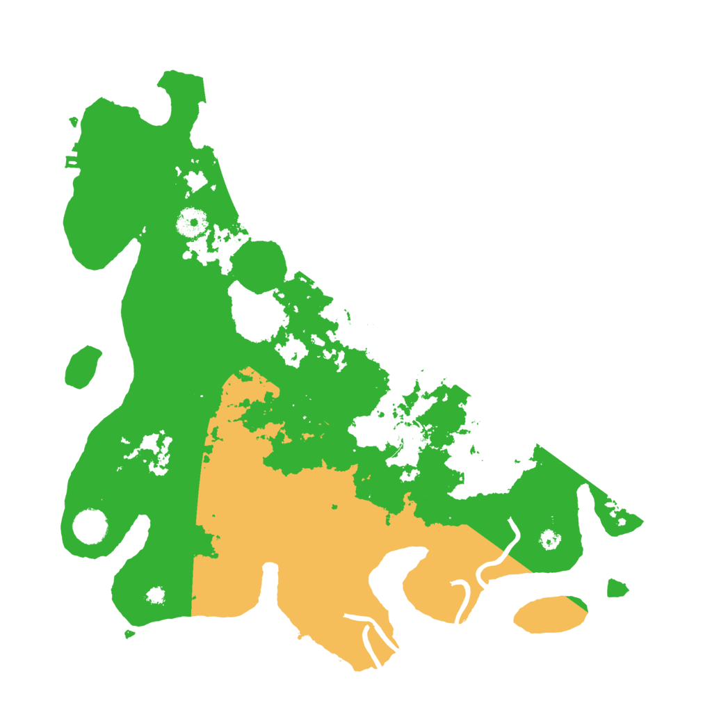 Biome Rust Map: Procedural Map, Size: 3650, Seed: 125546214