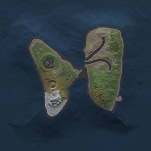 Thumbnail Rust Map: Procedural Map, Size: 1250, Seed: 3, 3 Monuments