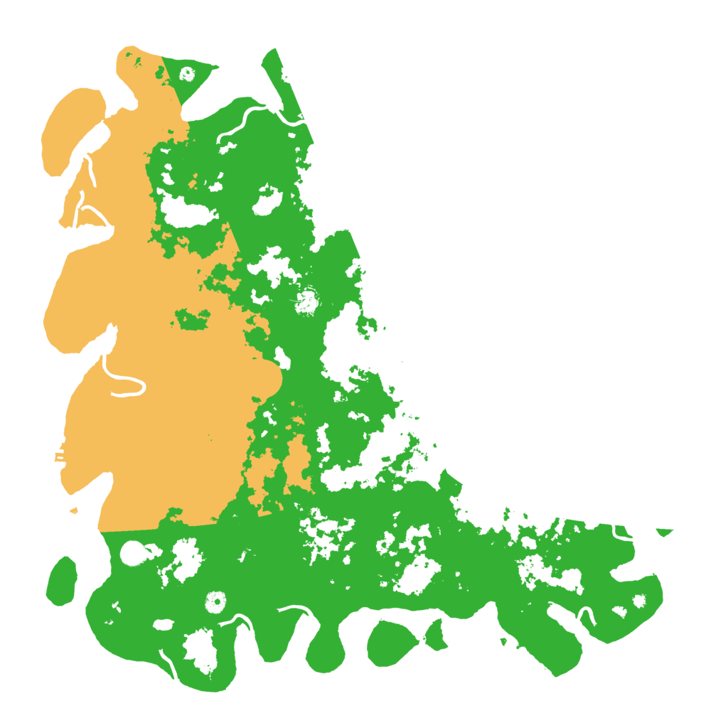 Biome Rust Map: Procedural Map, Size: 5000, Seed: 40550