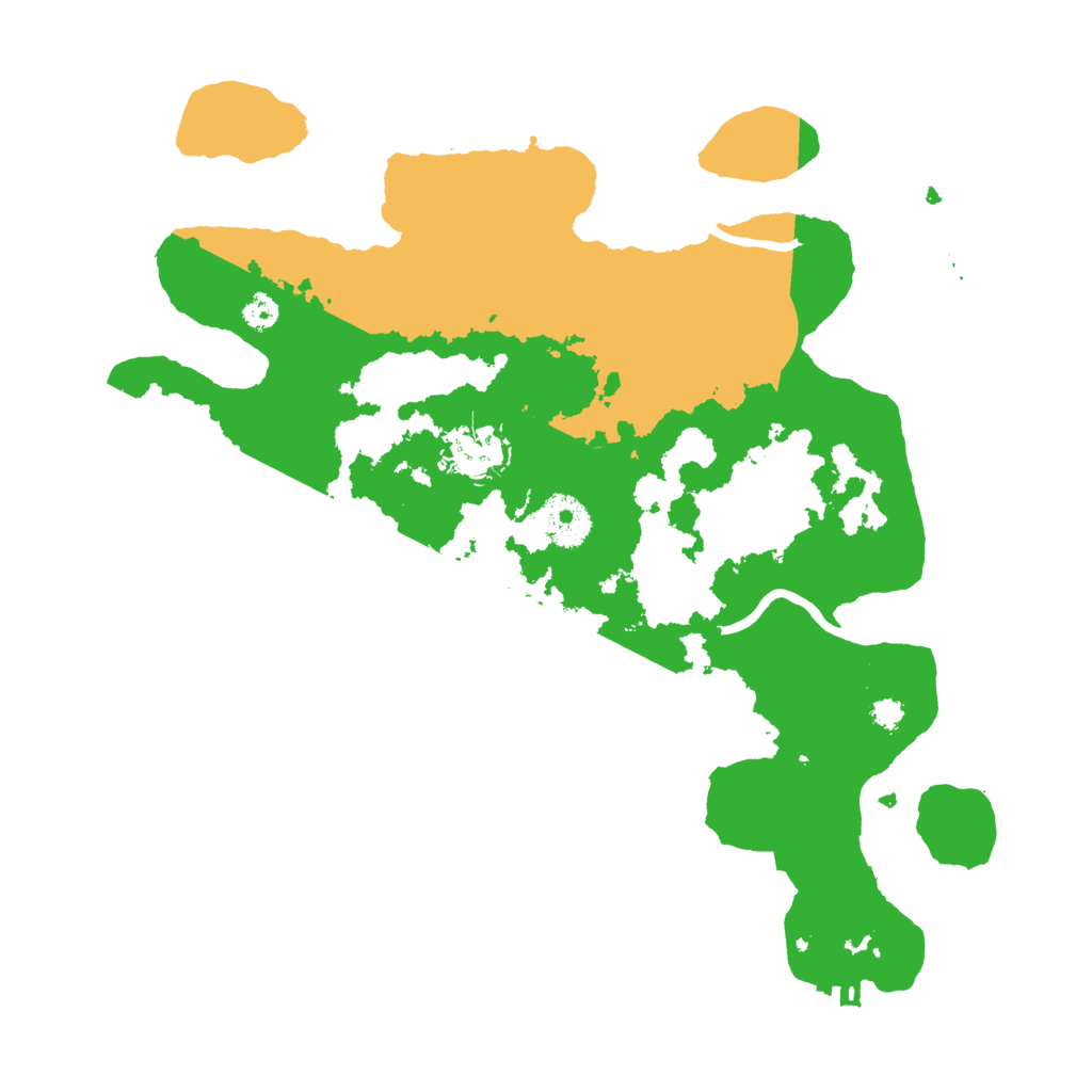 Biome Rust Map: Procedural Map, Size: 3200, Seed: 45453261