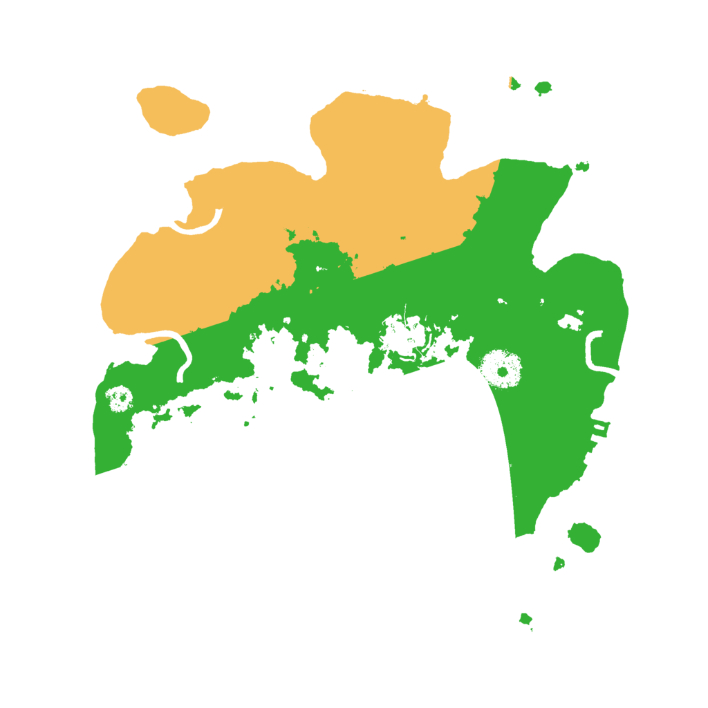 Biome Rust Map: Procedural Map, Size: 2750, Seed: 498534634
