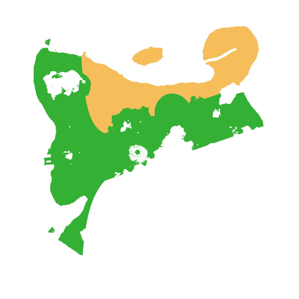 Biome Rust Map: Procedural Map, Size: 2450, Seed: 362514