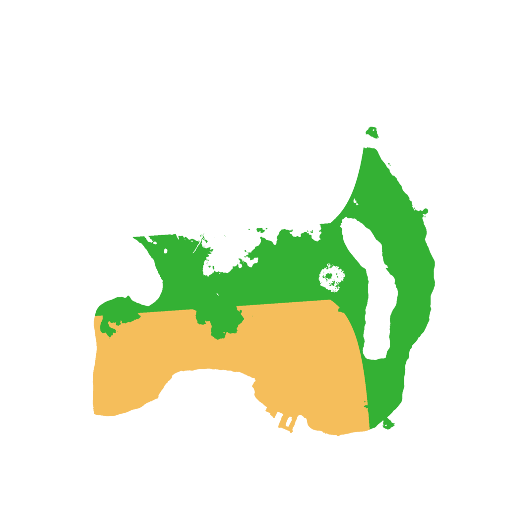 Biome Rust Map: Procedural Map, Size: 2050, Seed: 465626243