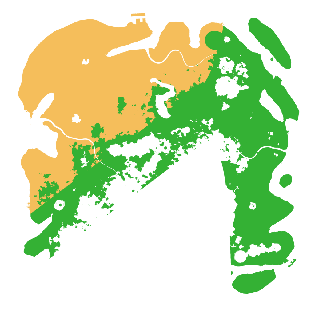 Biome Rust Map: Procedural Map, Size: 4500, Seed: 562343952