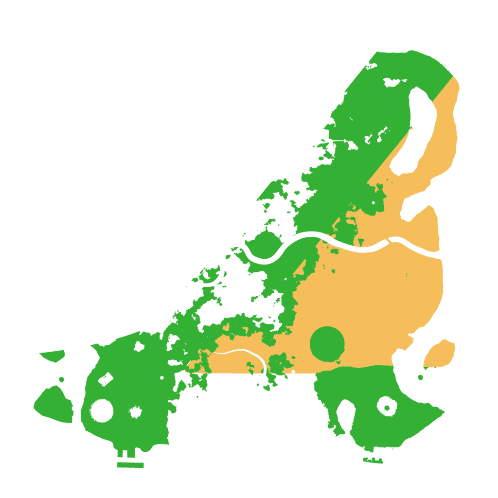 Biome Rust Map: Procedural Map, Size: 3800, Seed: 1544