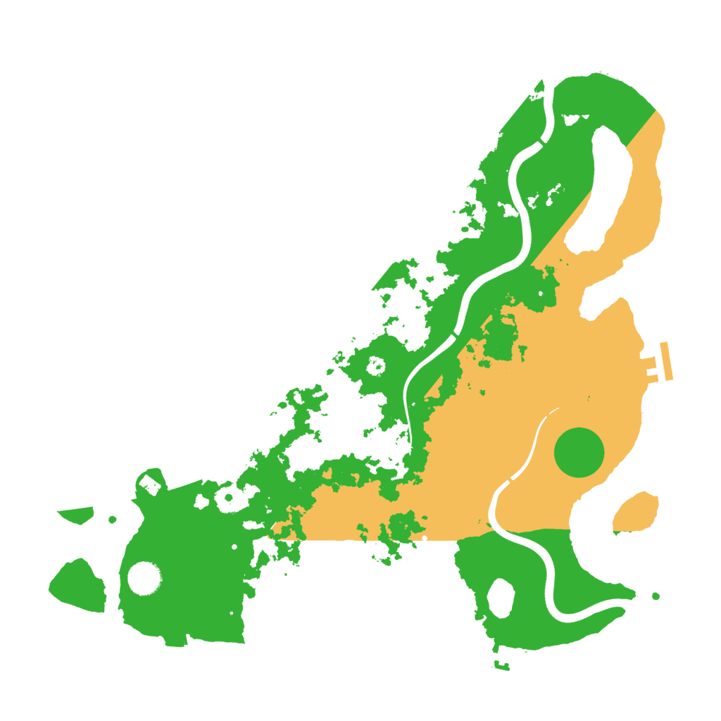 Biome Rust Map: Procedural Map, Size: 3800, Seed: 1544