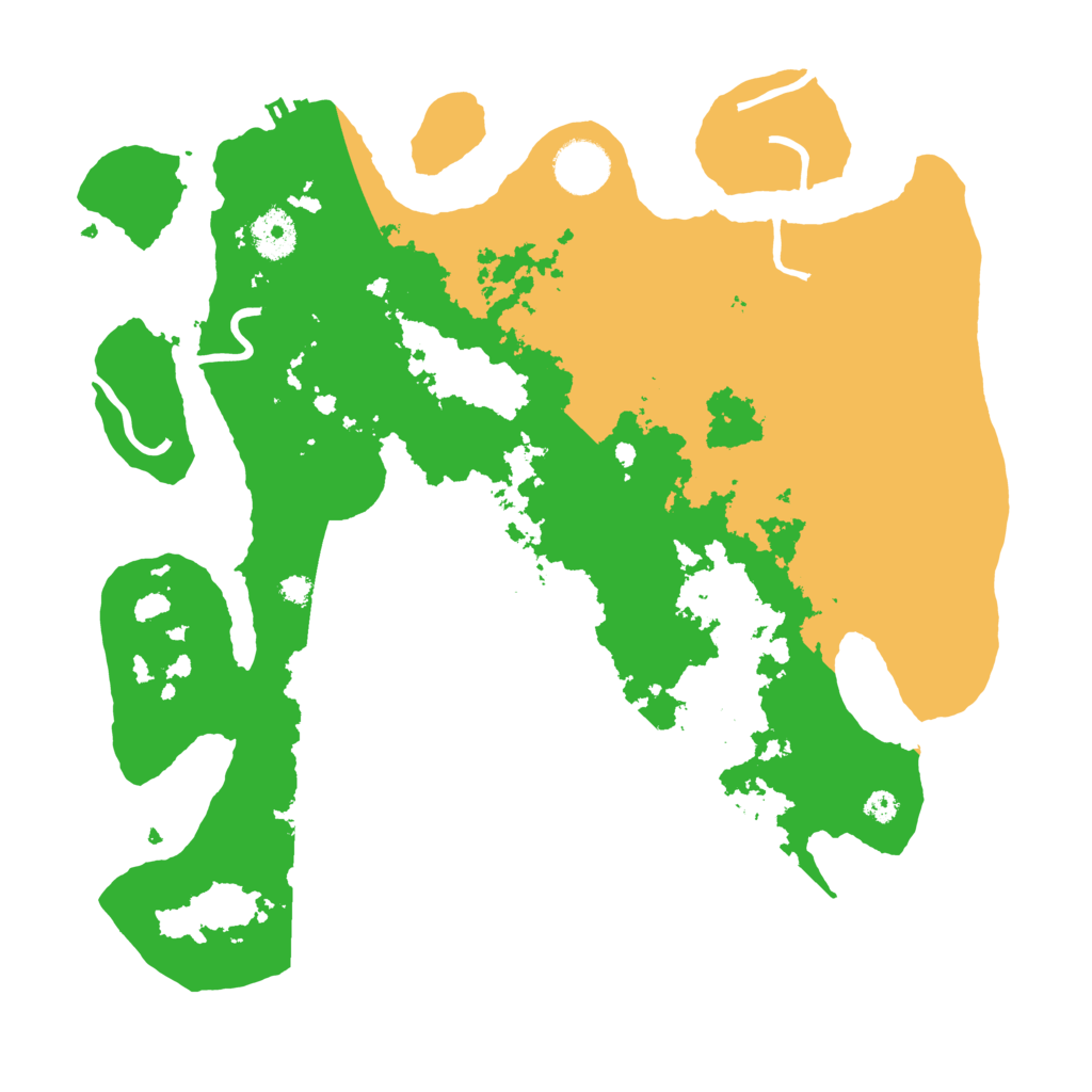 Biome Rust Map: Procedural Map, Size: 3500, Seed: 388748966