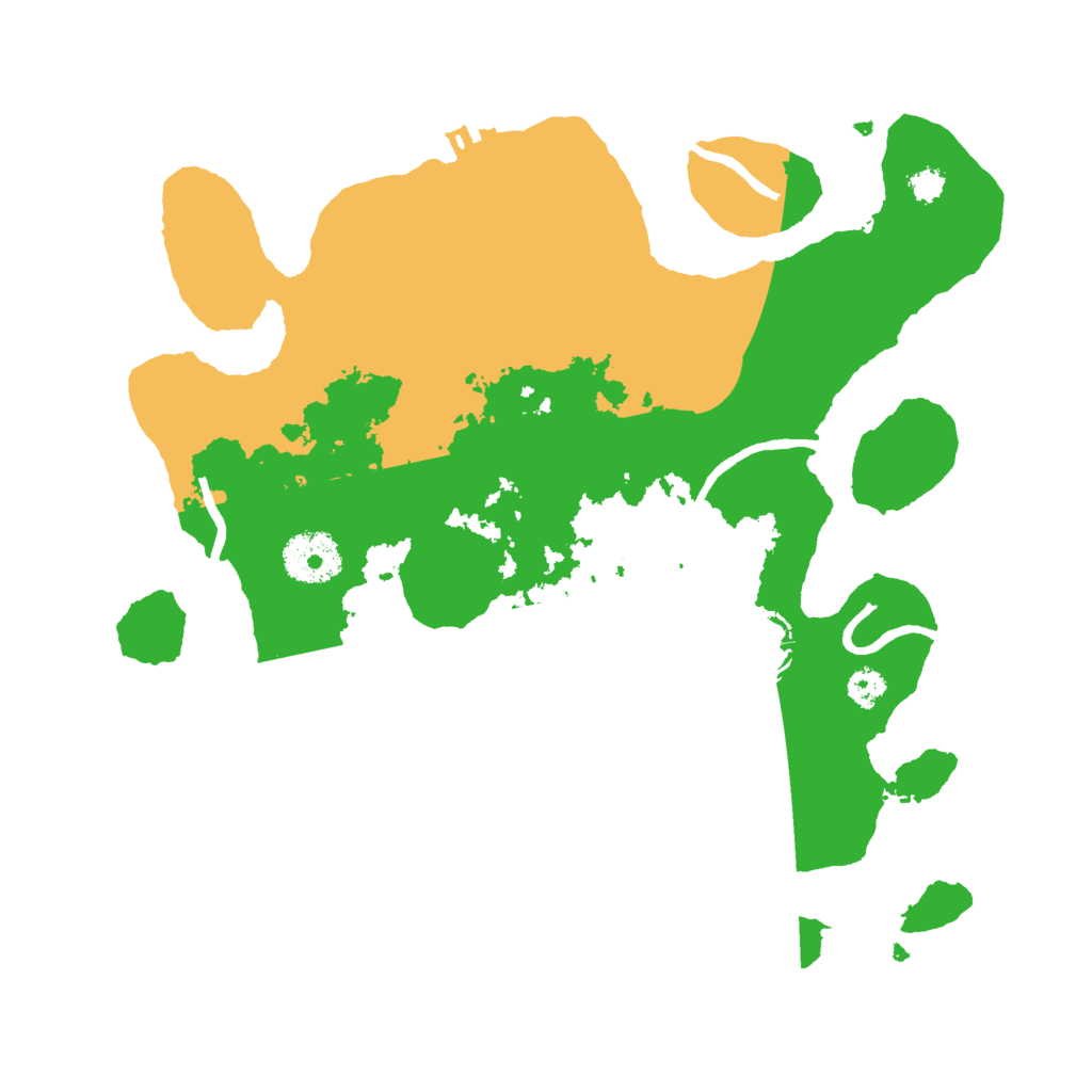 Biome Rust Map: Procedural Map, Size: 3000, Seed: 572