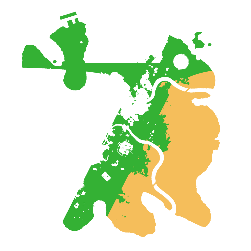 Biome Rust Map: Procedural Map, Size: 3000, Seed: 9102
