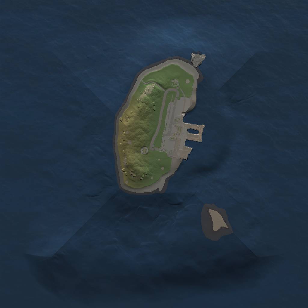 Rust Map: Procedural Map, Size: 1100, Seed: 31, 4 Monuments