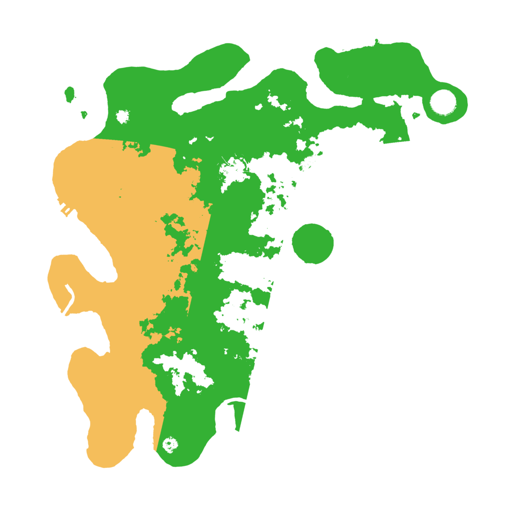 Biome Rust Map: Procedural Map, Size: 3500, Seed: 86951591