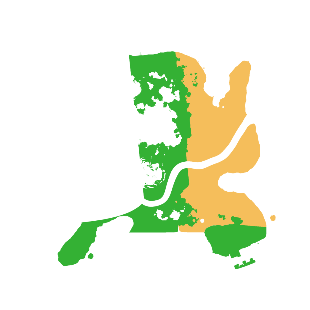 Biome Rust Map: Procedural Map, Size: 2200, Seed: 1526154375