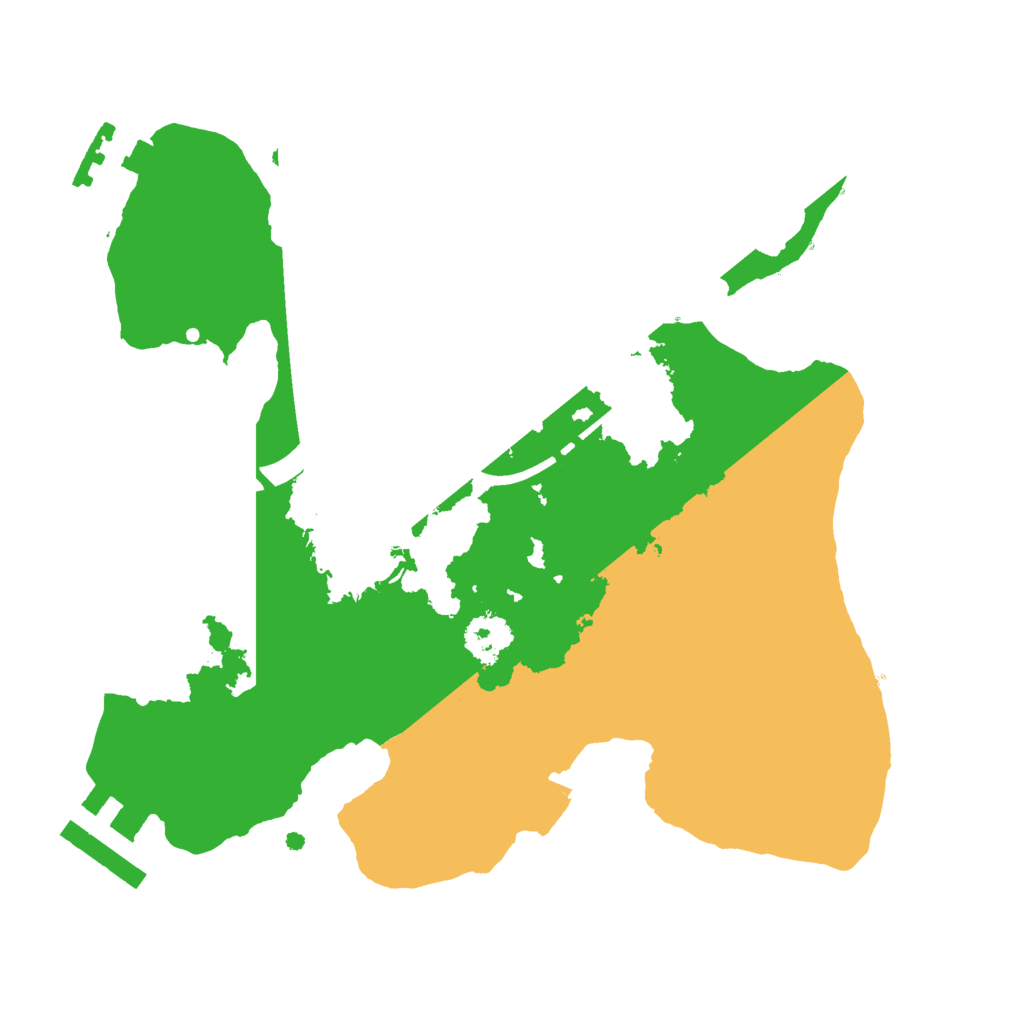 Biome Rust Map: Procedural Map, Size: 2200, Seed: 183083717