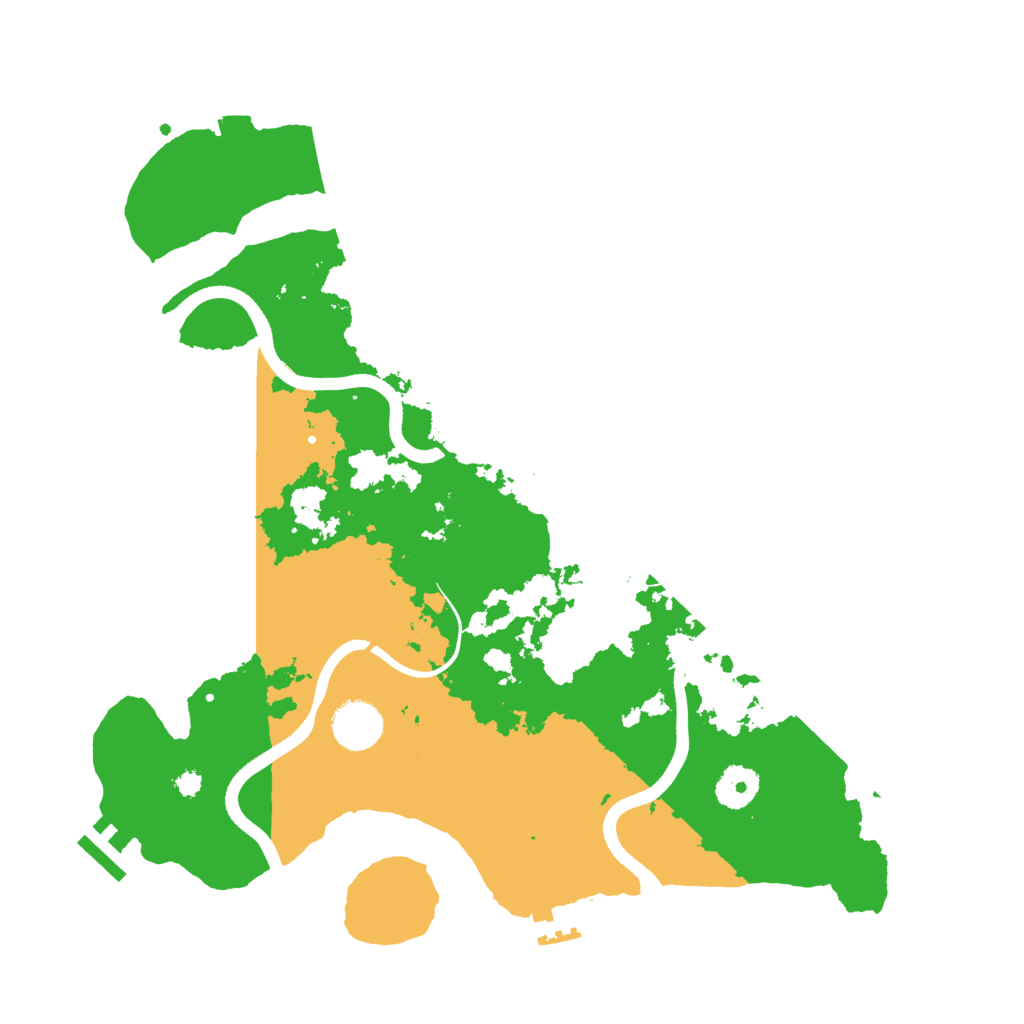 Biome Rust Map: Procedural Map, Size: 3600, Seed: 110662763