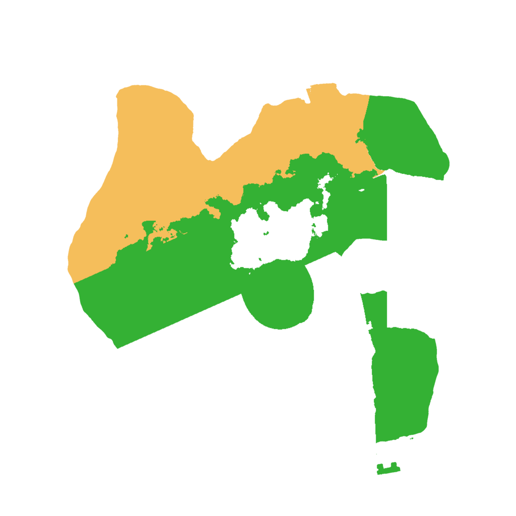 Biome Rust Map: Procedural Map, Size: 2000, Seed: 931141650