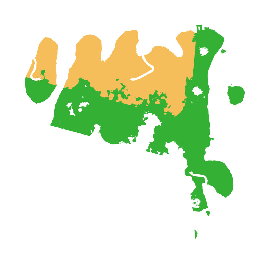 Biome Rust Map: Procedural Map, Size: 2900, Seed: 33005