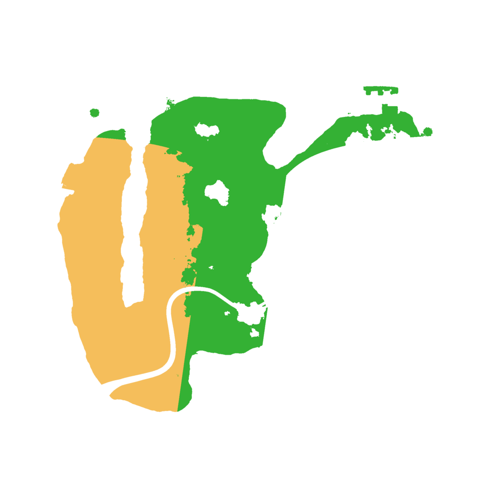 Biome Rust Map: Procedural Map, Size: 2200, Seed: 2117450090