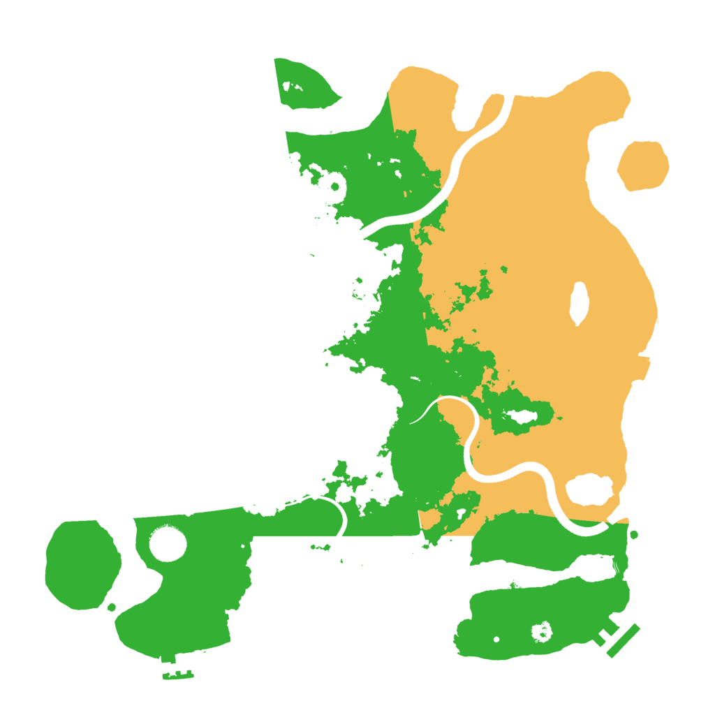 Biome Rust Map: Procedural Map, Size: 3500, Seed: 1723394432