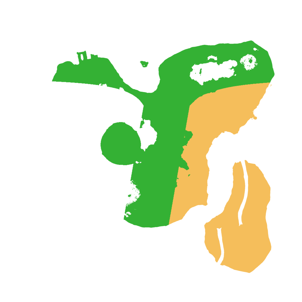 Biome Rust Map: Procedural Map, Size: 2000, Seed: 233190804