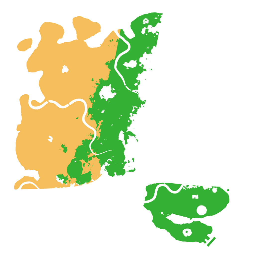 Biome Rust Map: Procedural Map, Size: 4500, Seed: 512819784