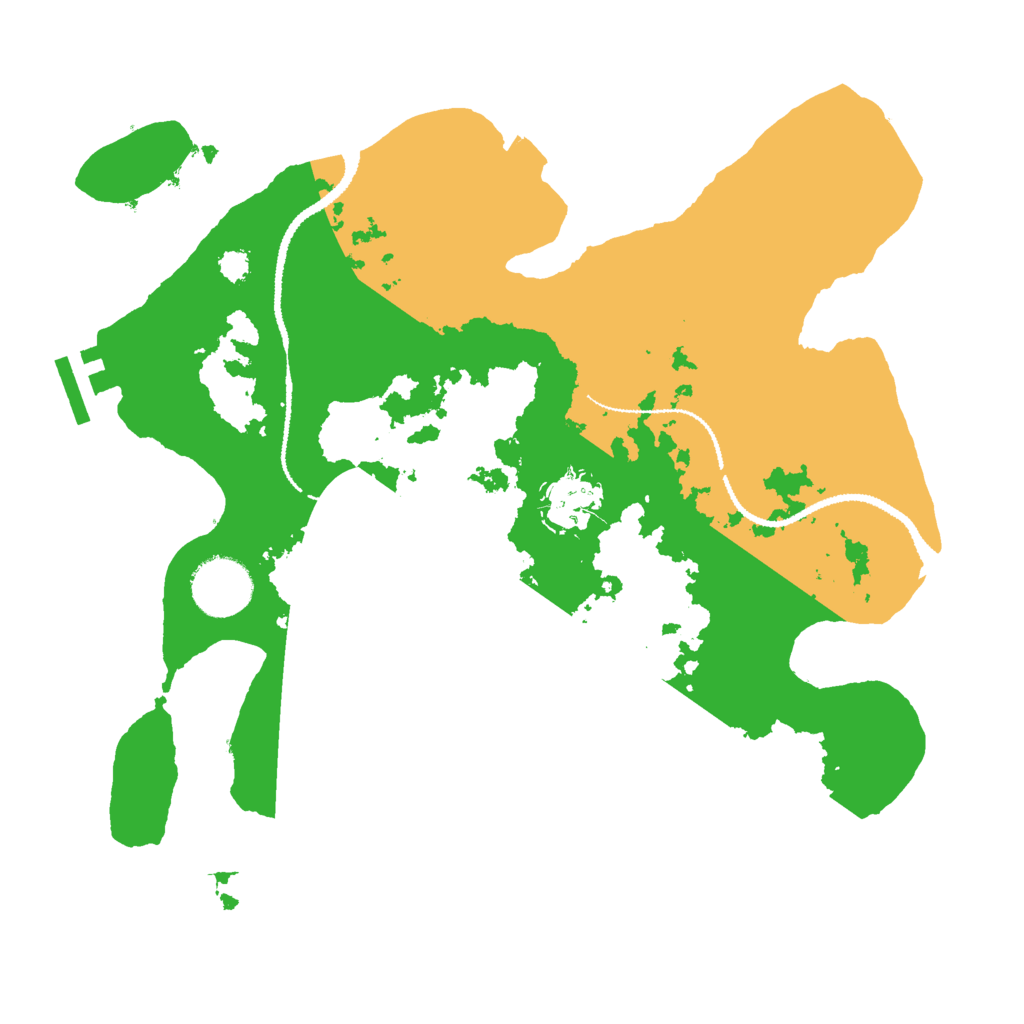 Biome Rust Map: Procedural Map, Size: 3000, Seed: 22932
