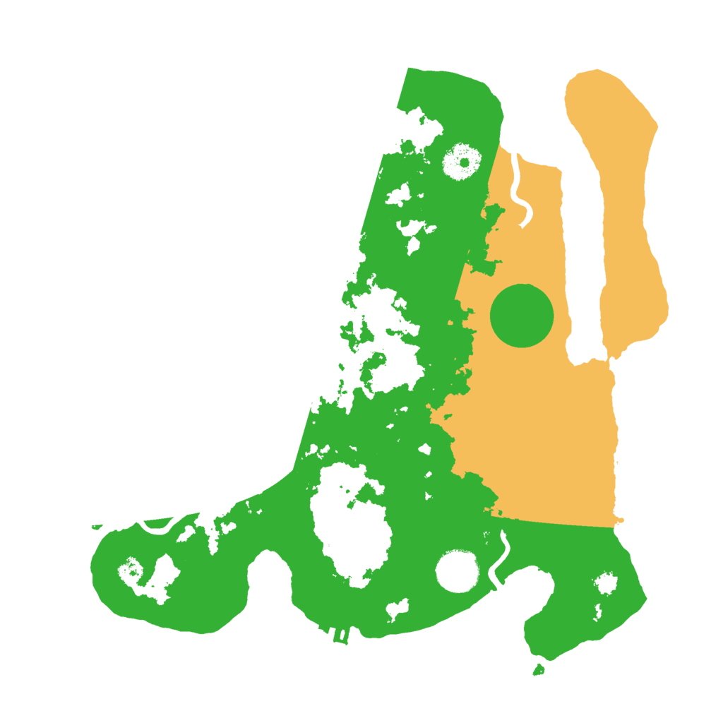 Biome Rust Map: Procedural Map, Size: 3000, Seed: 1363497725