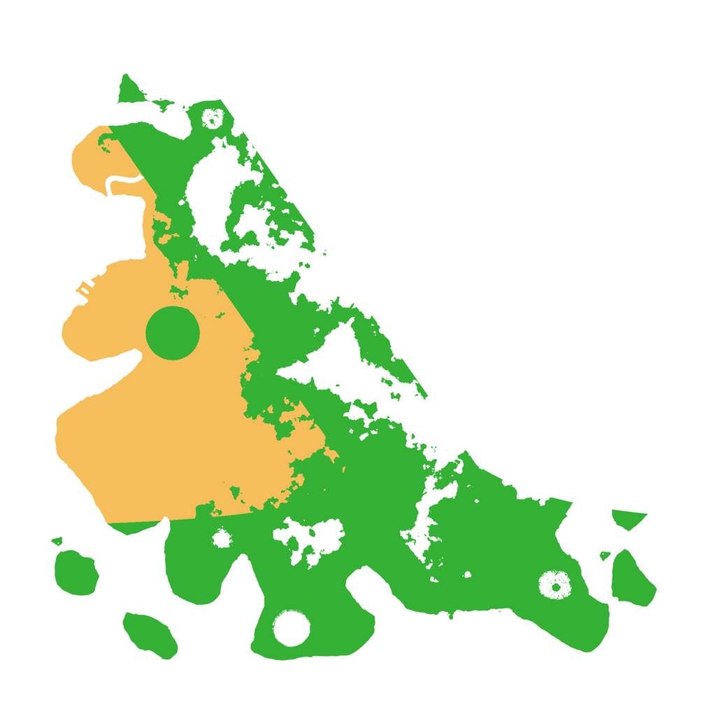 Biome Rust Map: Procedural Map, Size: 3500, Seed: 366241994