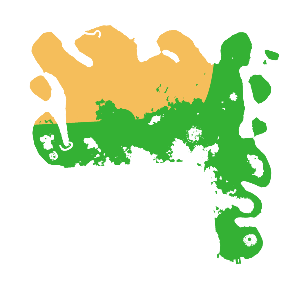 Biome Rust Map: Procedural Map, Size: 3500, Seed: 1373786732