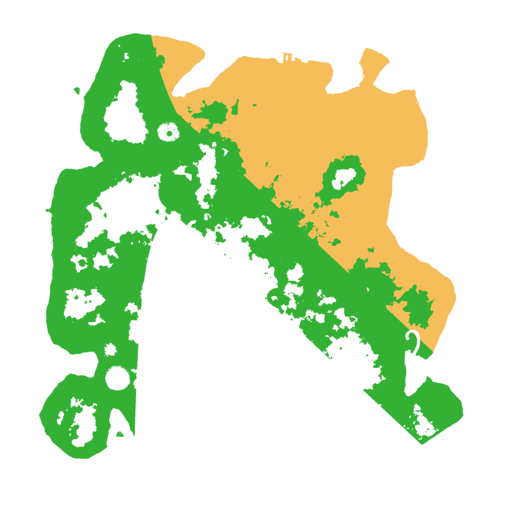 Biome Rust Map: Procedural Map, Size: 3700, Seed: 1563769434