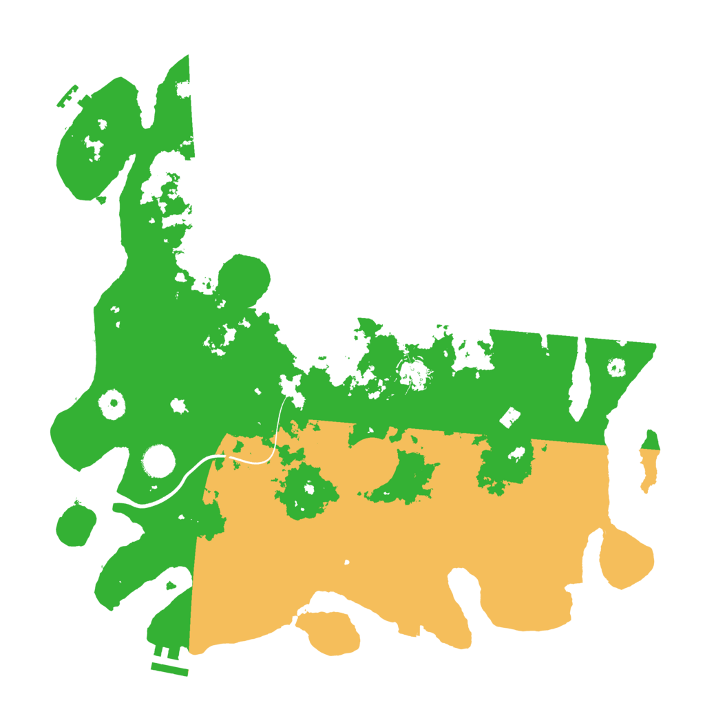 Biome Rust Map: Procedural Map, Size: 3800, Seed: 3525