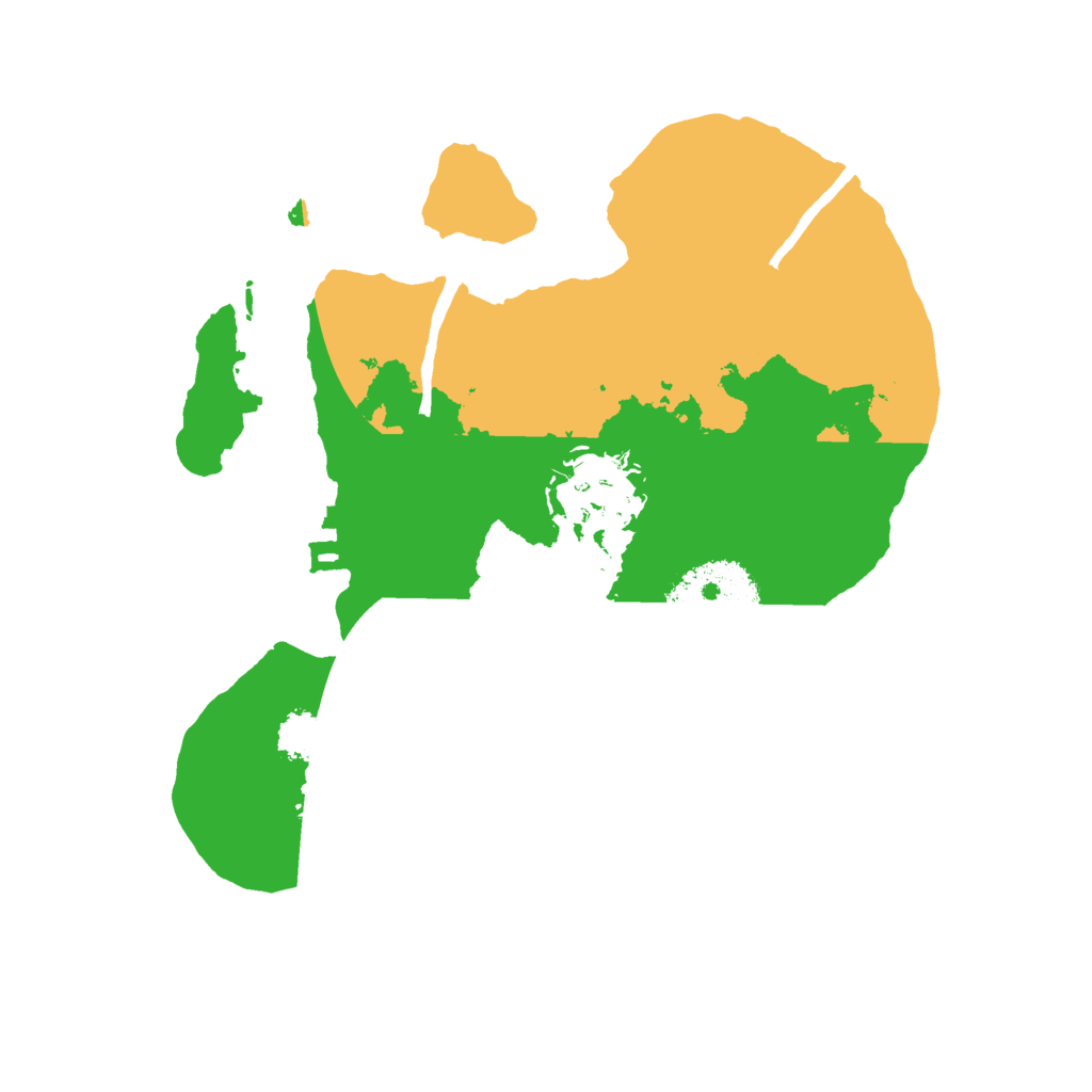 Biome Rust Map: Procedural Map, Size: 2200, Seed: 659363557