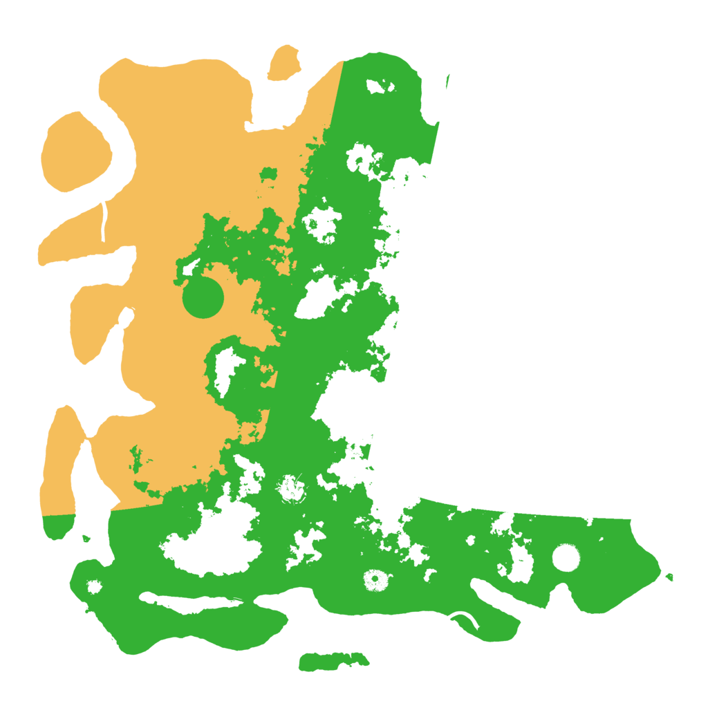 Biome Rust Map: Procedural Map, Size: 4500, Seed: 14592