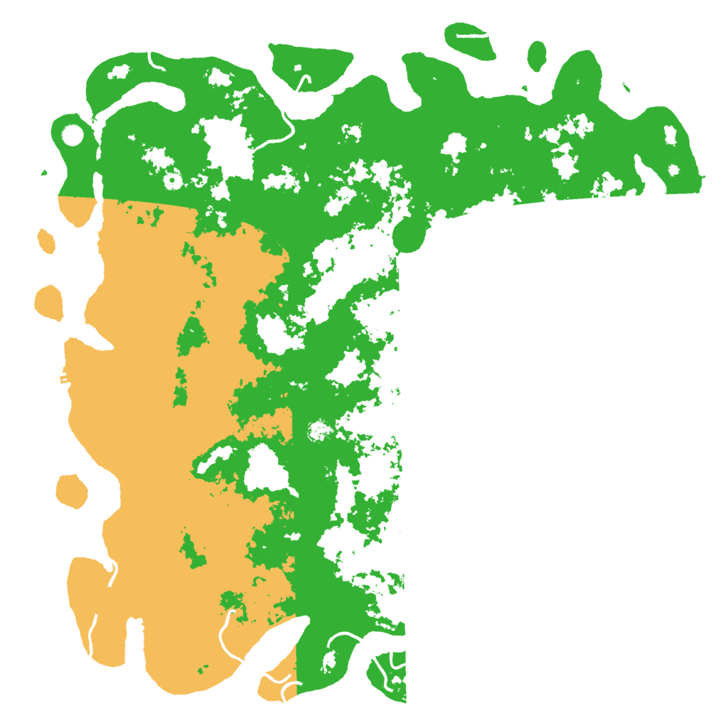 Biome Rust Map: Procedural Map, Size: 6000, Seed: 423832