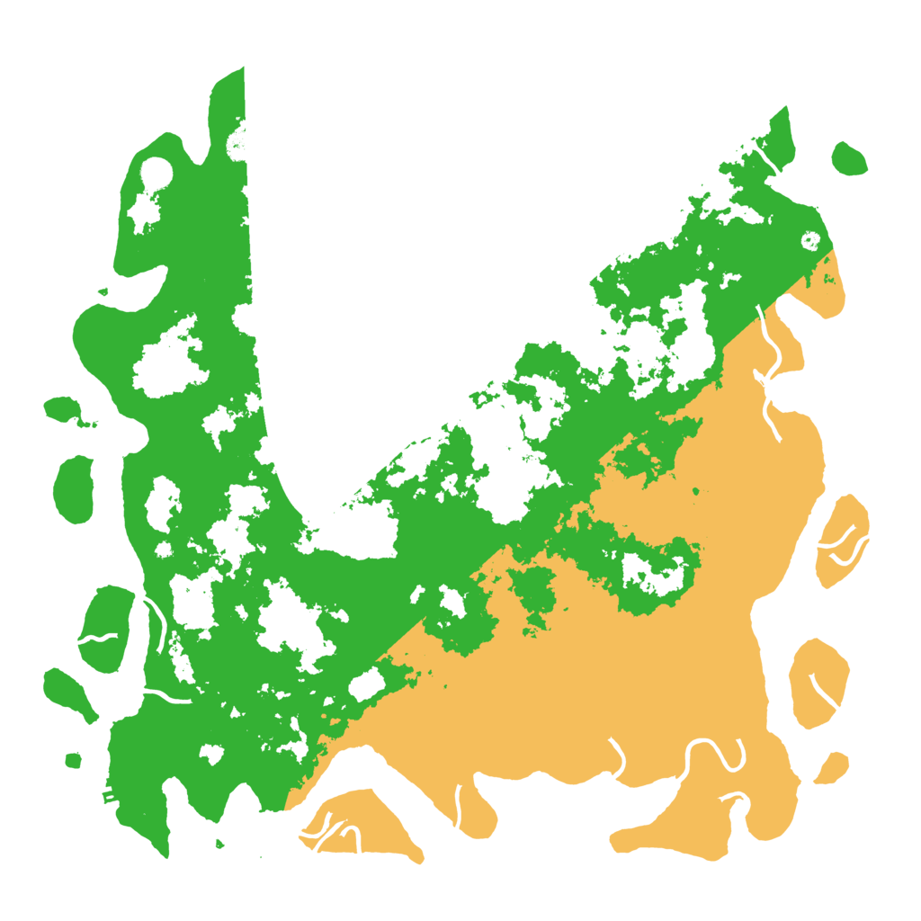 Biome Rust Map: Procedural Map, Size: 5000, Seed: 5478963