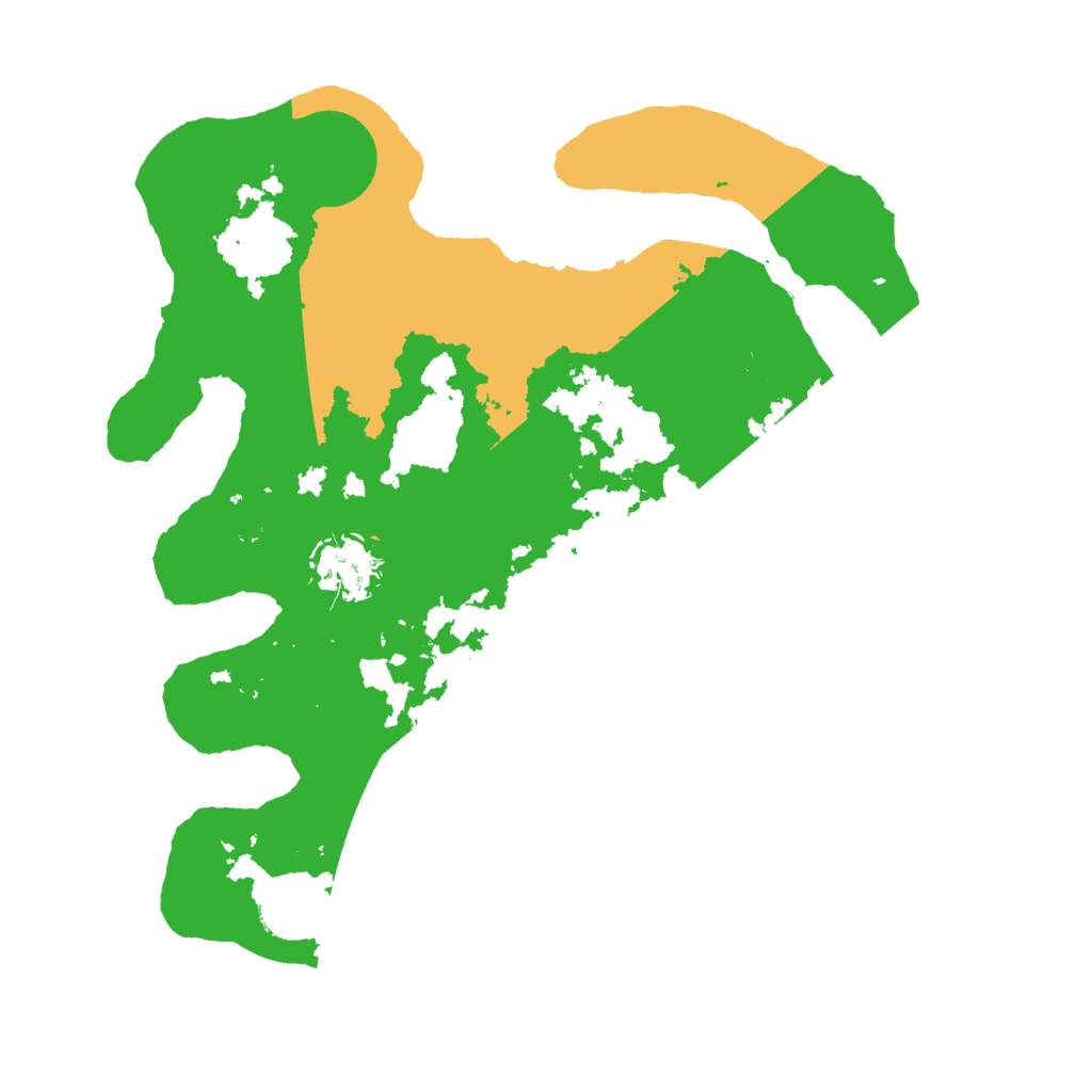 Biome Rust Map: Barren, Size: 3000, Seed: 558344339