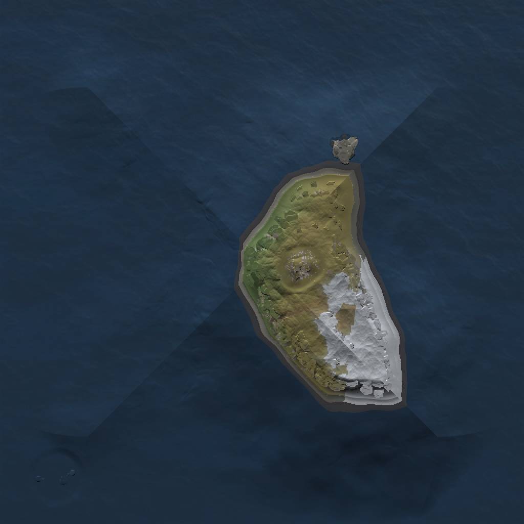 Rust Map: Procedural Map, Size: 1000, Seed: 1935155078, 3 Monuments