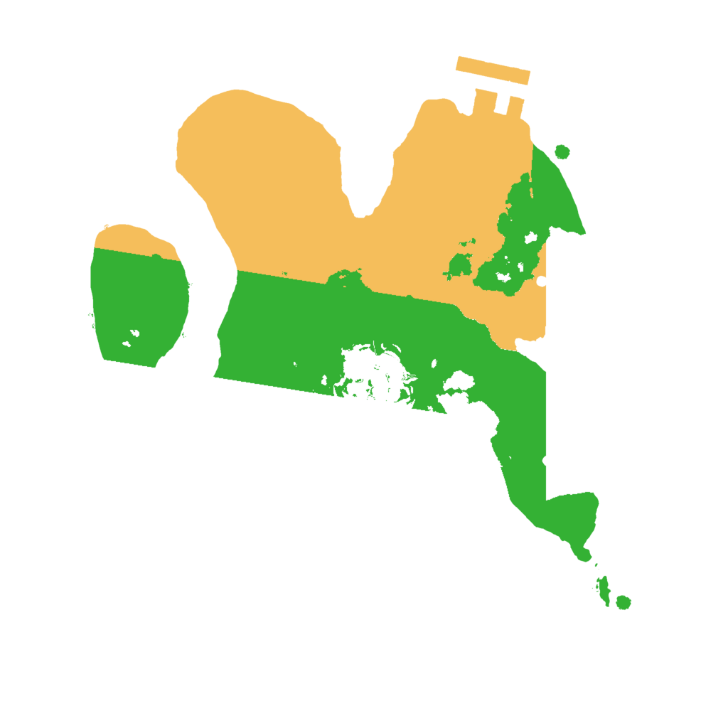 Biome Rust Map: Procedural Map, Size: 2000, Seed: 1065439570