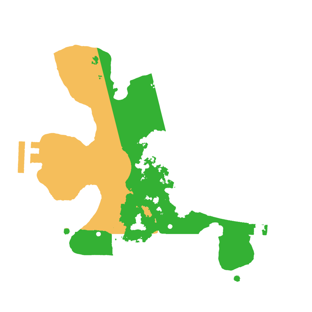 Biome Rust Map: Procedural Map, Size: 2000, Seed: 51234