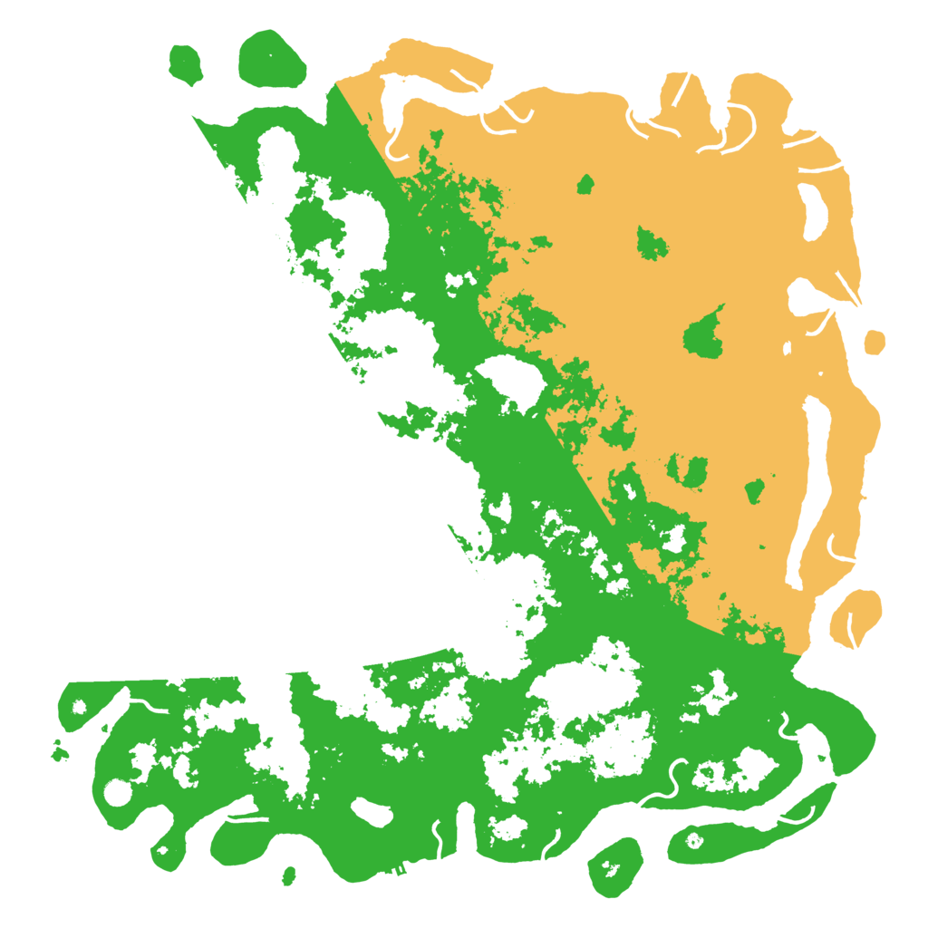 Biome Rust Map: Procedural Map, Size: 6000, Seed: 701499575