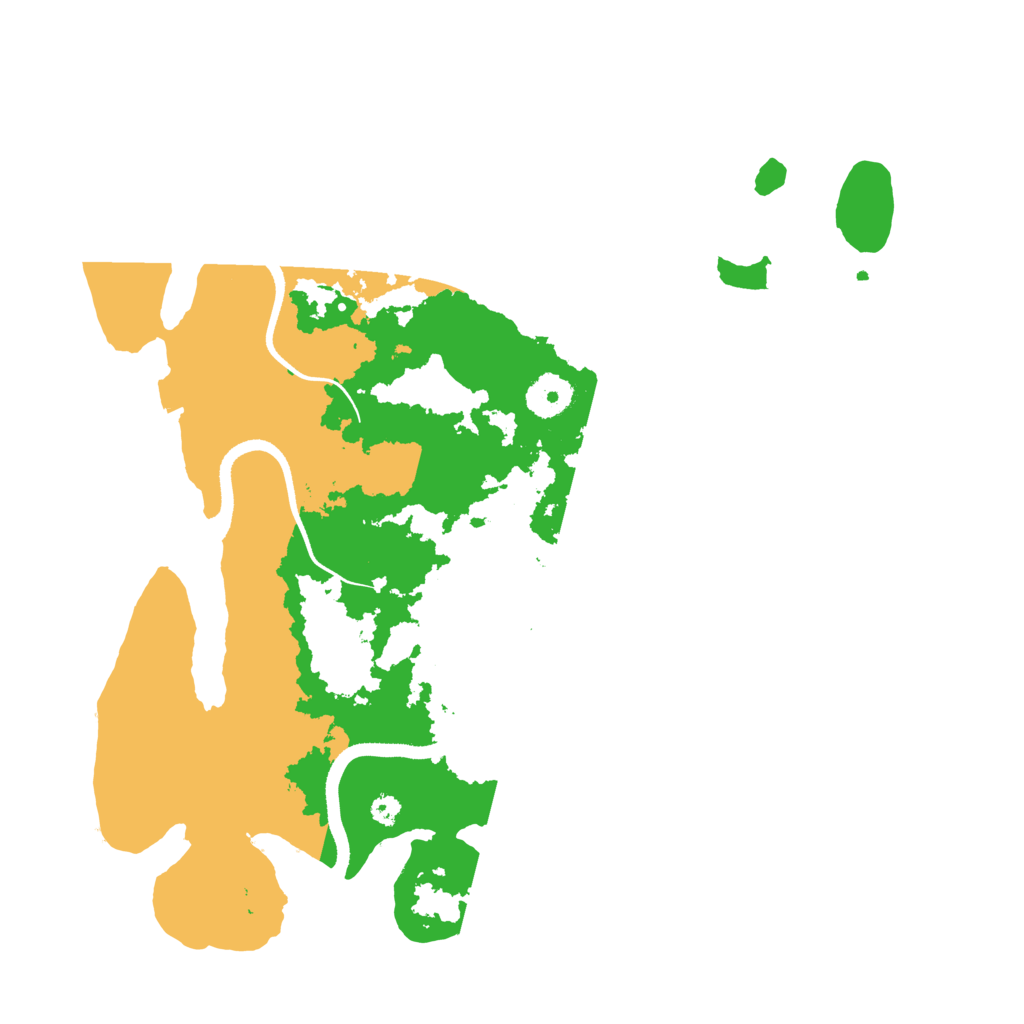 Biome Rust Map: Procedural Map, Size: 3500, Seed: 56097255