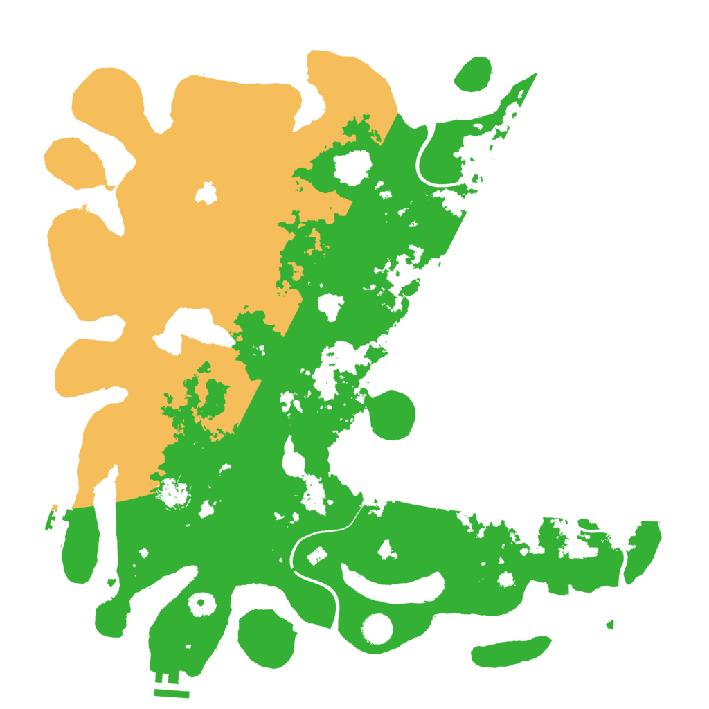 Biome Rust Map: Procedural Map, Size: 4074, Seed: 13828