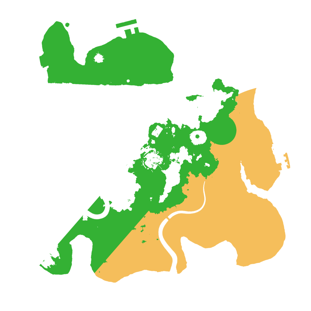 Biome Rust Map: Procedural Map, Size: 3000, Seed: 1656747815