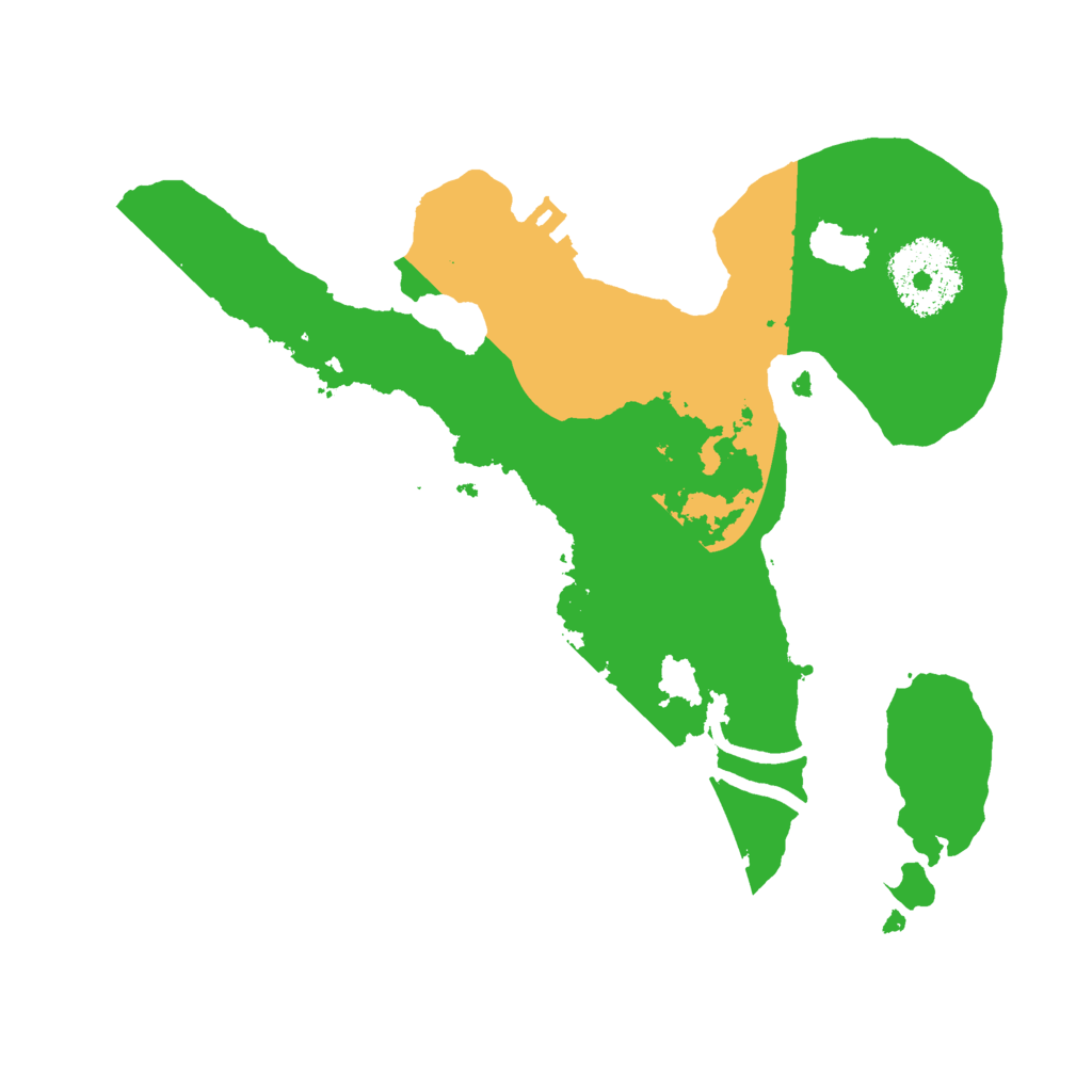 Biome Rust Map: Procedural Map, Size: 2300, Seed: 1434234