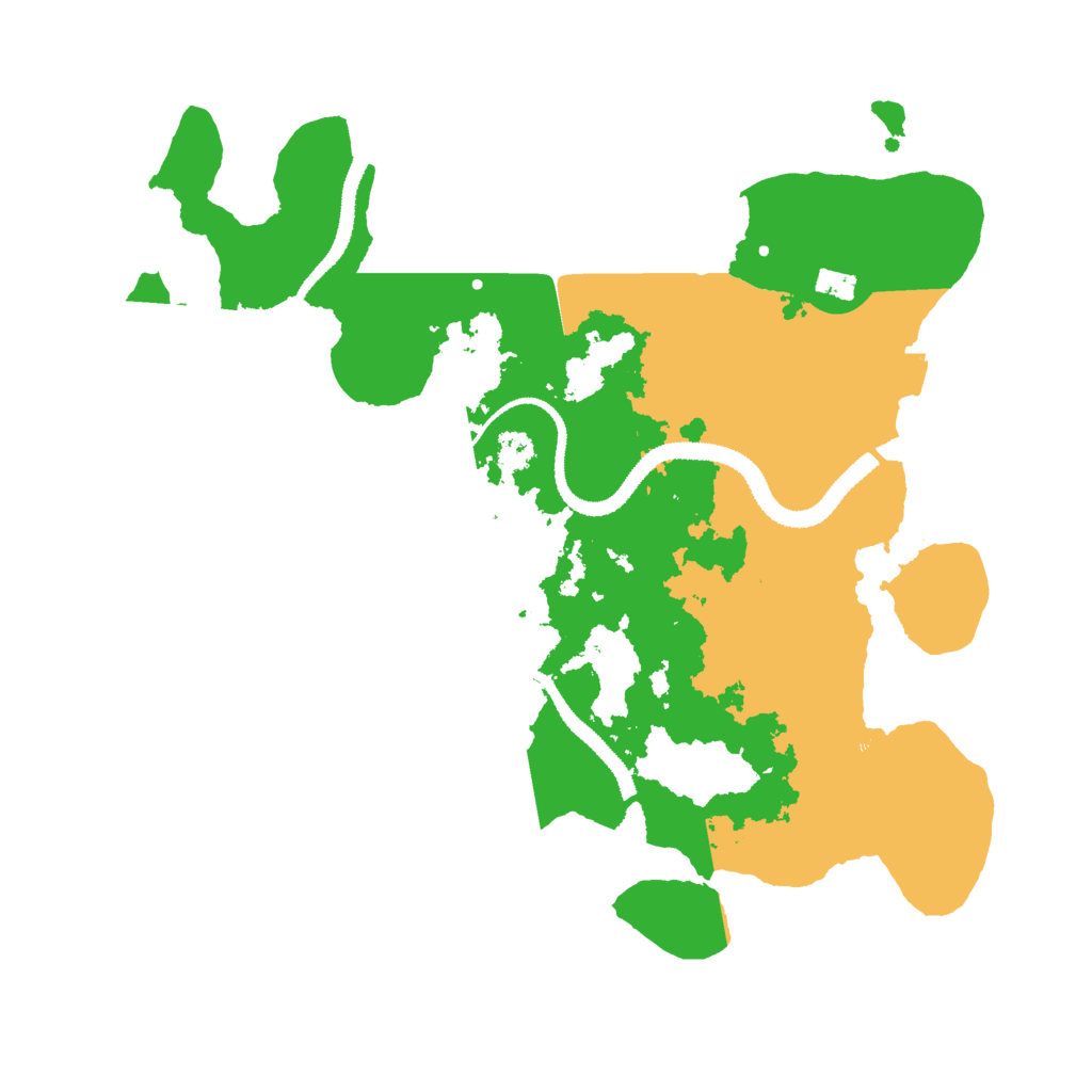 Biome Rust Map: Procedural Map, Size: 3000, Seed: 74847
