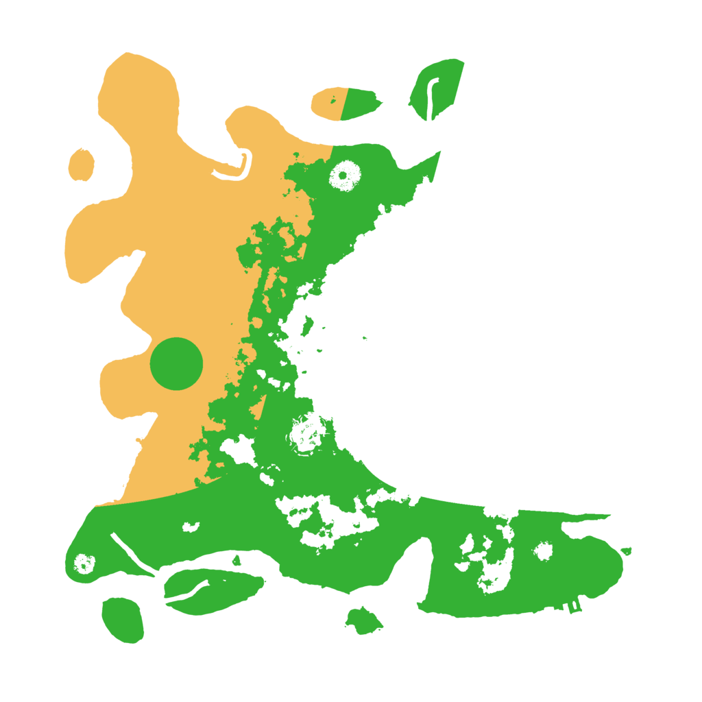 Biome Rust Map: Procedural Map, Size: 3500, Seed: 5619044