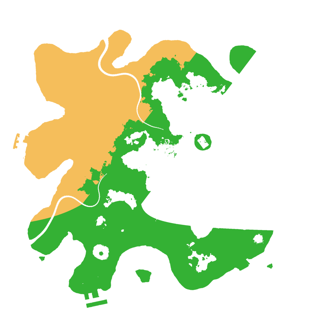 Biome Rust Map: Procedural Map, Size: 3000, Seed: 1584435263