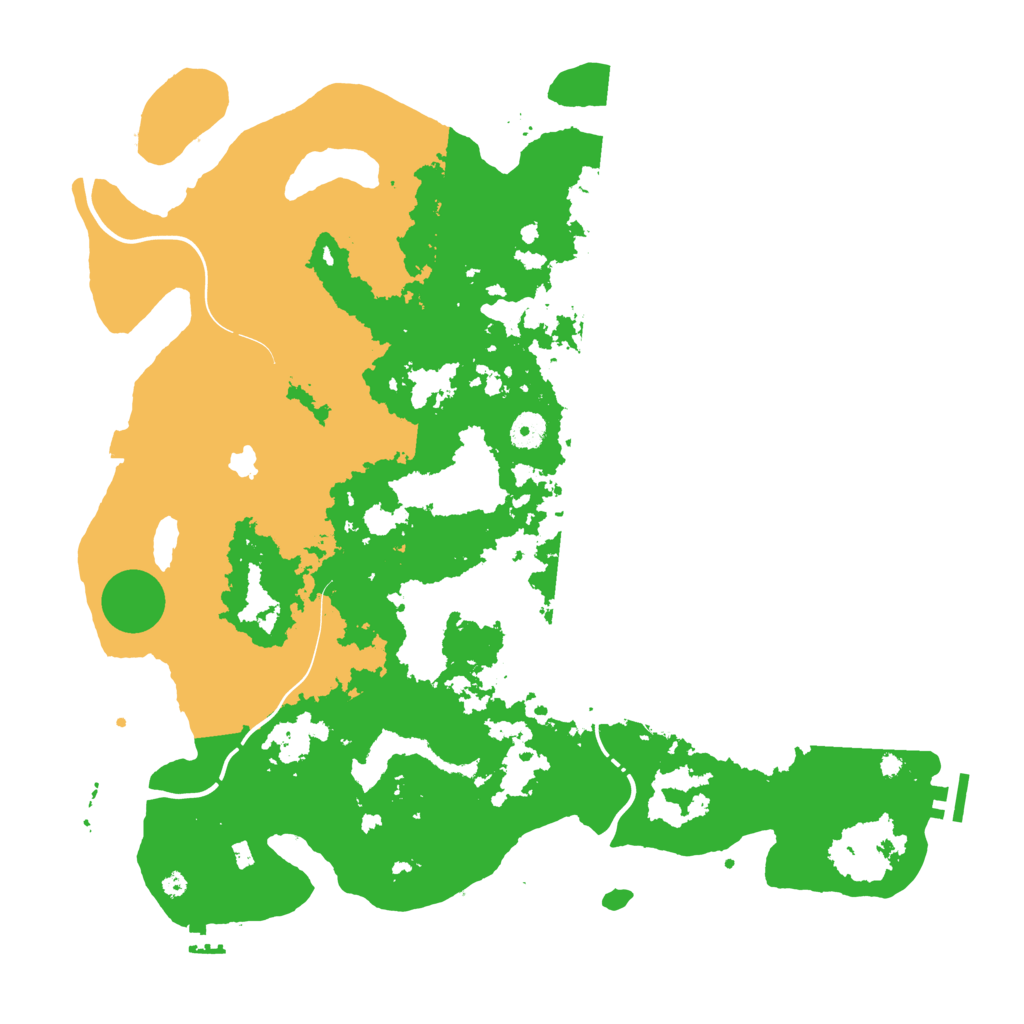 Biome Rust Map: Procedural Map, Size: 4250, Seed: 1658549618